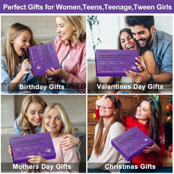 Skin Care Set,Professional Tighten Lift Firm Skincare for Women Teens Teenage Girl,Hydrate Anti-Aging Facial Skin Care Routine Kit,Travel Skincare Gift Set,Wife Mom Womens Gifts for Christmas Birthday - Image 5