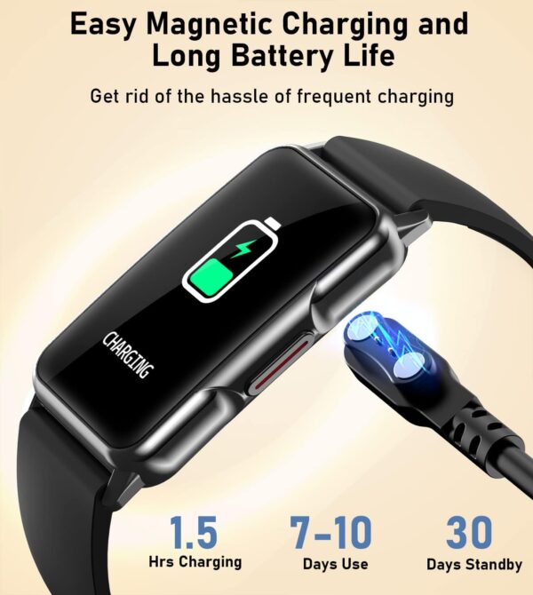 Health Fitness Tracker with 24/7 Heart Rate Blood Oxygen Blood Pressure Sleep Monitor 100 Sports Modes Step Calorie Counter - Image 3