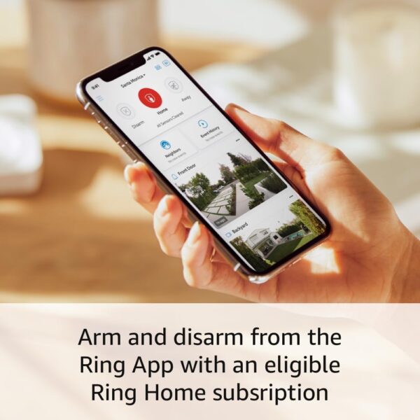 Ring Alarm 8-Piece Kit – Wireless Smart Home Security System | Expandable | Easy Setup | Mobile App Control | 24/7 Professional Monitoring | Alexa Compatible - Image 4