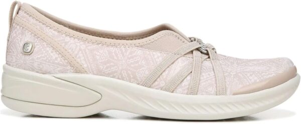 BZees Women's Niche Slip-On Comfort Flat,Beige Batik Fabric,11 Wide - Image 2
