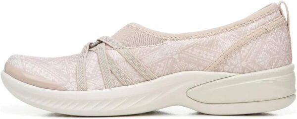 BZees Women's Niche Slip-On Comfort Flat,Beige Batik Fabric,11 Wide - Image 4