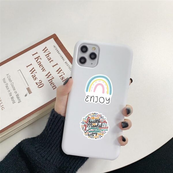 300PCS Mental Health Stickers Gifts for Teens Adults, Mental Health Matters Awareness Items Waterproof Vinyl Water Bottle Sticker for Laptops Helmet Doctor Reward Stickers Therapy Office Decor - Image 5
