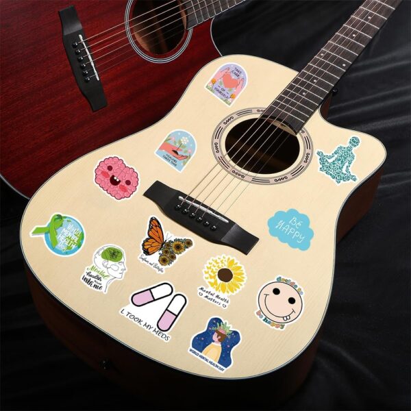 300PCS Mental Health Stickers Gifts for Teens Adults, Mental Health Matters Awareness Items Waterproof Vinyl Water Bottle Sticker for Laptops Helmet Doctor Reward Stickers Therapy Office Decor - Image 6