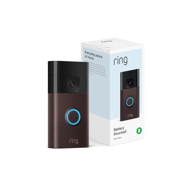 Ring Battery Doorbell, Head-to-Toe Video, Live View with Two-Way Talk, and Motion Detection & Alerts (2024 release), Venetian Bronze - Image 2