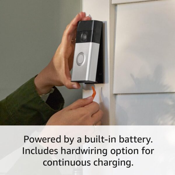 Ring Battery Doorbell, Head-to-Toe Video, Live View with Two-Way Talk, and Motion Detection & Alerts (2024 release), Venetian Bronze - Image 6