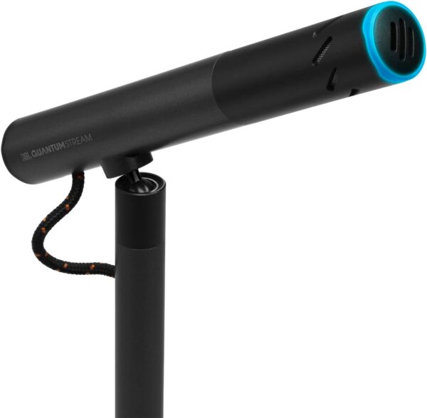 JBL Quantum Stream Talk - Single Condenser Microphone for Perfect Streaming, Recording and Gaming, One-Press Mute Button, Easy-to-Adjust Control knob, Built-in Shock Absorber (Black) - Image 2