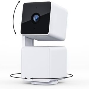 WYZE Cam Pan v3 Indoor/Outdoor IP65 1080P 360° Pan/Tilt/Zoom WiFi Smart Home Security Camera, Motion Tracking for Baby/Pet, Color Night Vision, Works with Alexa&Google Assistant, Free Expert Setup