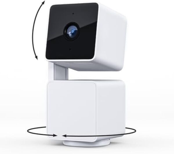 WYZE Cam Pan v3 Indoor/Outdoor IP65 1080P 360° Pan/Tilt/Zoom WiFi Smart Home Security Camera, Motion Tracking for Baby/Pet, Color Night Vision, Works with Alexa&Google Assistant, Free Expert Setup