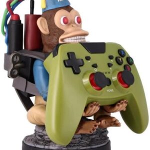 Exquisite Gaming: Call of Duty: Monkeybomb - Original Mobile Phone & Gaming Controller Holder, Device Stand, Cable Guys, Licensed Figure