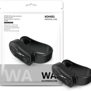 KOHEEL Wearable Acupressure Device for Headache, Migraine, Tension Relief - Support Acupressure Relaxation, Stress Alleviation, Soothing Muscle Pain (Large 1 Count)