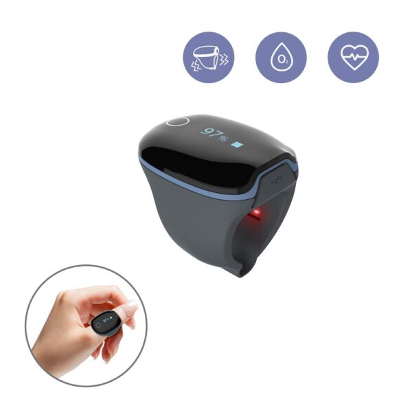Wellue O2ring Pulse Oximeter - Rechargeable Bluetooth Oxygen Saturation Monitor with Reminder| Wearable O2 Meter Continuous Tracking of Oxygen Level and Pulse Rate with Free APP & PC Software - Image 6