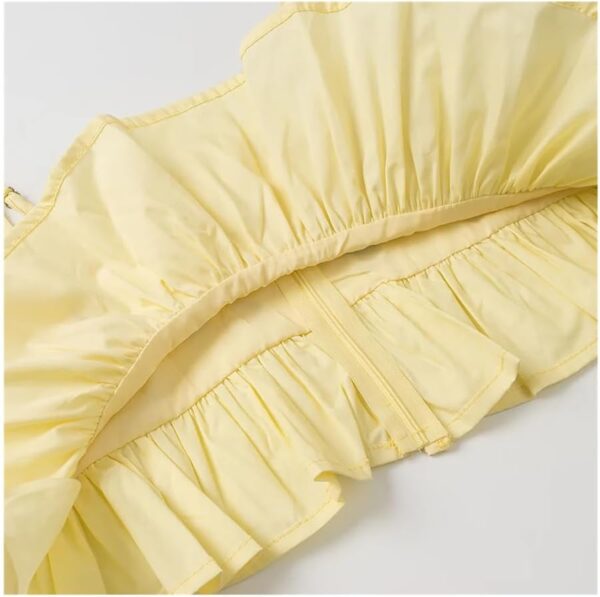 Women's European and American 2-Piece Set Niche Design Camisole and High Waist Mini Skirt - Image 4