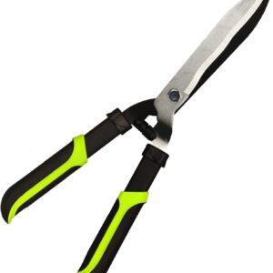 Hedge Clippers Shears Hedge Shears for Trimming Borders, Garden Tools Hedge Clippers, Bush Cutters Trimmer with Sharp Wavy Blades, Garden Shears for Hedges (19 Inch)