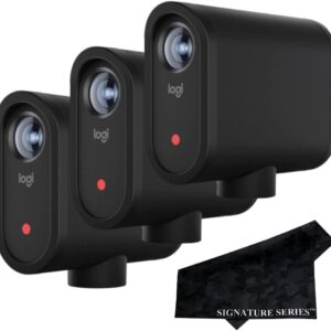 Mevo Start 3-Pack Wireless Live Streaming Cameras, for Multi-Camera HD Video, App Control and Streaming via Smartphone or Wi-Fi and Signature Series Lens Cloth