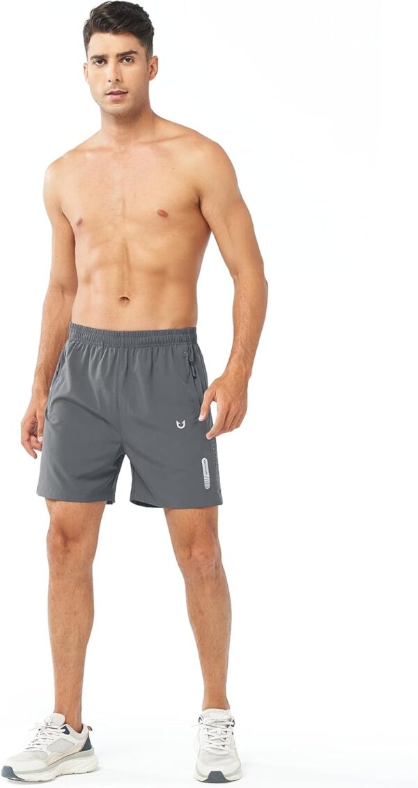NORTHYARD Men's Athletic Running Shorts Quick Dry Workout Shorts 7"/ 5"/ 9" Lightweight Sports Gym Basketball Tennis Hiking - Image 4