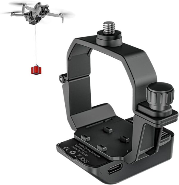 Mini 4 Pro Airdrop System, Quick Release Payload Delivery Transport Device Wedding Drone Fishing Bait Search & Rescue for DJI Mini 4 Pro Drone Accessories