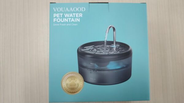 Cat Water Fountain for Cats Indoor: 80oz/2.4L Cat Fountains for Drinking - Quiet Pet Watering Bowls for Cats Inside - Black Kitten Waterer Supplies - for Small and Medium Animals - Image 13