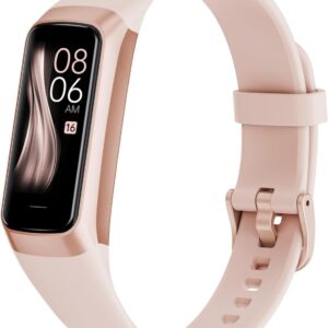 Fitness Tracker with 24/7 Heart Rate Blood Oxygen Sleep Monitor,Activity Tracker with 1.1" AMOLED Touch Color Screen, Multiple Sport Modes Step Counter,IP68 Waterproof for Women Men
