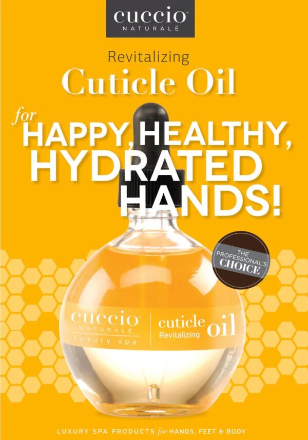 Cuccio Naturale Revitalizing- Hydrating Oil For Repaired Cuticles Overnight - Remedy For Damaged Skin And Thin Nails - Paraben /Cruelty-Free Formula - Milk And Honey - 2.5 Oz - Image 3