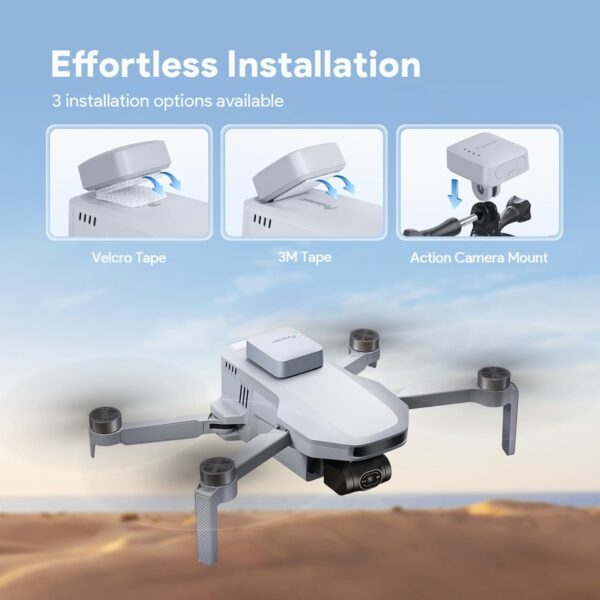 Potensic FAA Compliant Remote Identification Broadcast Module for Drone, Remote ID Broadcast Module Spare Parts for GPS Drones with Camera Comply with FAA Regulation IP54 Protect Long Battery Life - Image 4