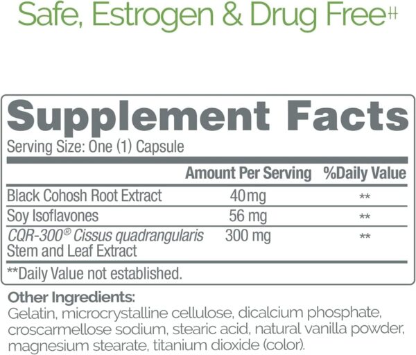Estroven Weight Management for Menopause Relief - 30 Ct. - Clinically Proven Ingredients Help Manage Weight, Provide Night Sweats & Hot Flash Relief - Drug-Free & Gluten-Free Caplets - Image 4