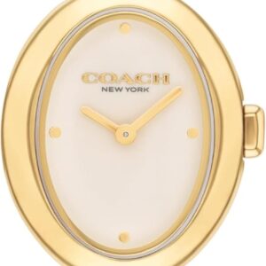 Coach Sammy Women's - 2H Quartz Watch - Calfskin Leather Strap - Water Resistant up to 3ATM/30 Meters - Gift for Her - Modern Design - Perfect for Everyday Wear - 22.5mm