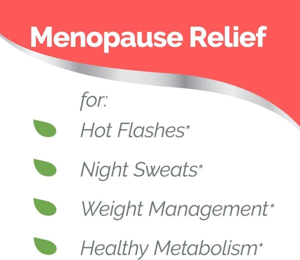 Estroven Weight Management for Menopause Relief - 30 Ct. - Clinically Proven Ingredients Help Manage Weight, Provide Night Sweats & Hot Flash Relief - Drug-Free & Gluten-Free Caplets - Image 2