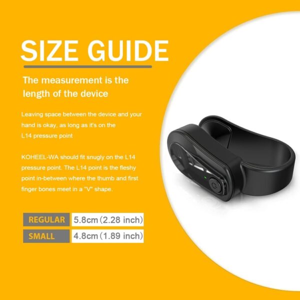 KOHEEL Wearable Acupressure Device for Headache, Migraine, Tension Relief - Support Acupressure Relaxation, Stress Alleviation, Soothing Muscle Pain (Large 1 Count) - Image 5
