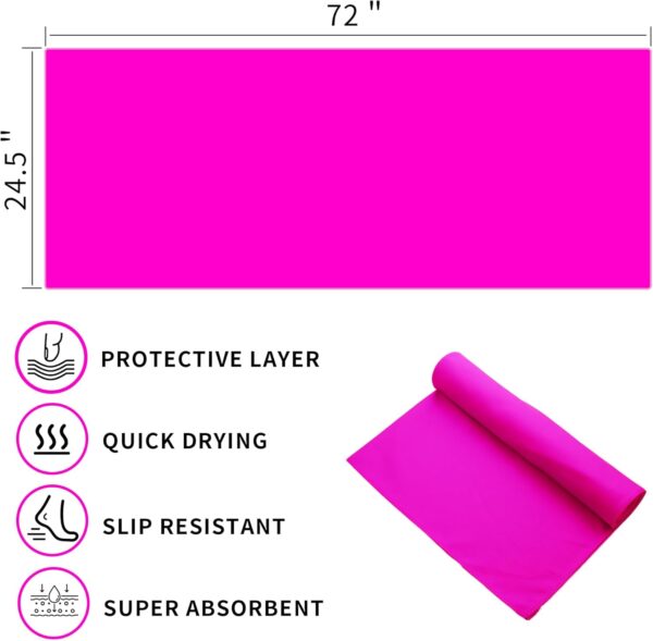 MIAOMIAO Non-Slip Hot Yoga Towel Set, Super Absorbent Microfiber in, 24.5" x 72" - Anti-Slip, Injury Free Design for Pilates, Yoga Mats, Exercise, and Fitness Gear - Image 6