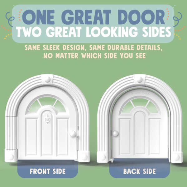 Meow Manor® Cat Door Interior Door - No-Flap, Interior Cat Door for Cats Up to 20 lbs, Easy DIY Setup, Secured Installation in Minutes, No Training Needed… - Image 5
