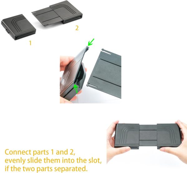 Universal Foldable Sun Shade Visor for Drone Controller Mobile Phone - Anti-Glare, Stable Fit, Easy Installation - Image 5