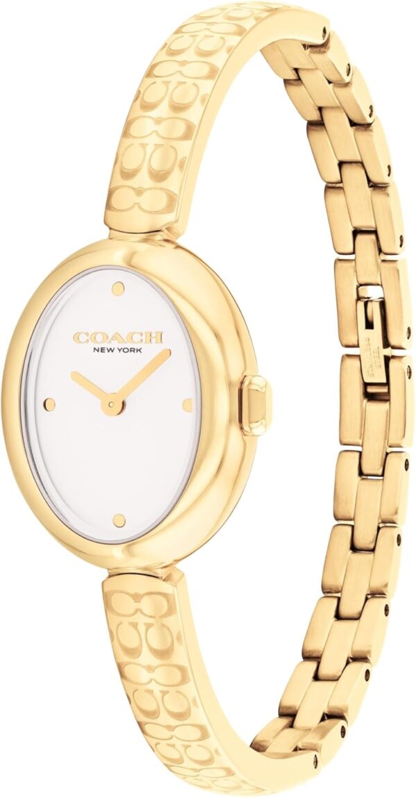 COACH Sammy Women's 2H Quartz Watch - Jewelry-Inspired 22.5mm Bangle Watch - Modern and Elegant Everyday Timepiece - Gift for Her - Image 2