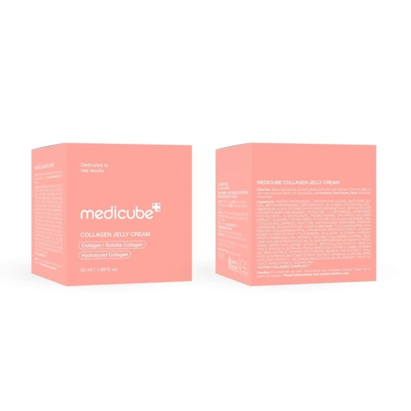 medicube Collagen Jelly Cream- Niacinamide & Freeze-Dried Hydrolyzed Collagen-Boosts skin barrier hydration & gives 24h Glow & Firmer looking skin | No artificial color, Korean skincare (3.71 fl.oz.) - Image 9