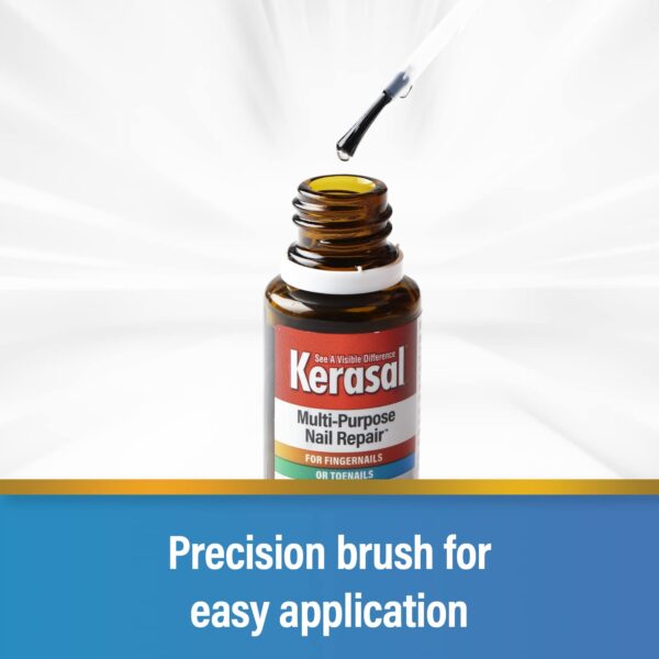 Kerasal Multi-Purpose Nail Repair, Nail Solution for Discolored and Damaged Nails, 0.43 fl oz - Image 4