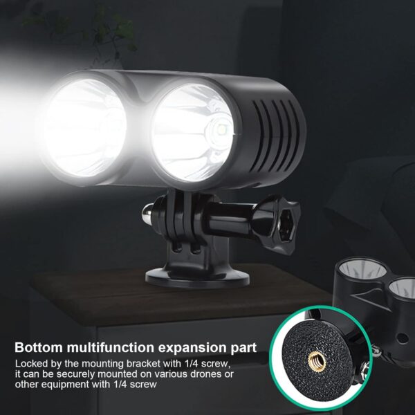 Drone Lights, Drone Accessories, Universal 4 Modes Drone Owl Searchlight for Night Flying, Fishing, Bait Release, Payload Delivery - Image 6