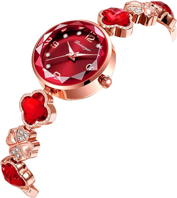Carlien Women's Bracelet Watch Niche Light Luxury Small Round Dial Fashion Dress Quartz Analog Watch Luminous Waterproof Date Watch - Image 3