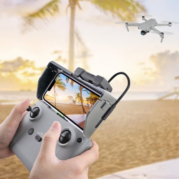 Universal Foldable Sun Shade Visor for Drone Controller Mobile Phone - Anti-Glare, Stable Fit, Easy Installation - Image 8