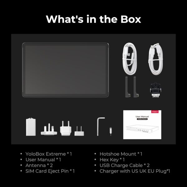 YoloLiv YoloBox Extreme, 4K NDI All-in-One Live Streaming Equipment with 8 HDMI Inputs, 2 HDMI Out, ISO Recording, for Facebook, YouTube, RTMP, SRT - Image 8