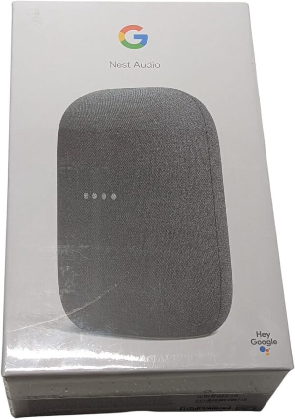Google Audio Bluetooth Speaker - Wireless Music Streaming, Powerful Sound, Assistant Built-in, Wi-Fi and Bluetooth Connectivity, Smart Home Control, Stereo Pairing (Charcoal) - Image 4