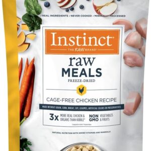 Instinct Raw Meals Freeze-Dried Chicken Cat Food, 9.5 oz. Bag