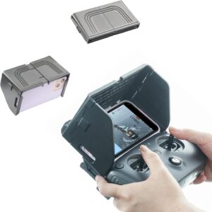 Universal Foldable Sun Shade Visor for Drone Controller Mobile Phone - Anti-Glare, Stable Fit, Easy Installation