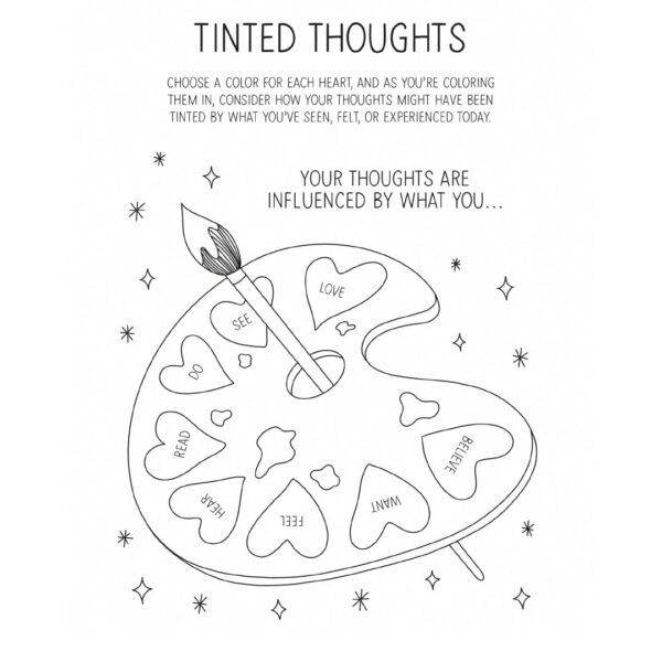 Out of Your Mind: A Journal and Coloring Book to Distract Your Anxious Mind (Anxiety Journaling and Coloring Series) - Image 5