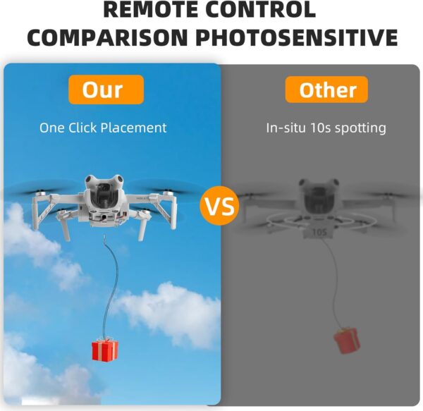 Mini 4 Pro Payload Airdrop System,Transport Release with Landing Gear Wedding Ring Thrower Fishing Bait Clip Delivery for DJI Mavic Mini 4 Pro Accessories - Image 4