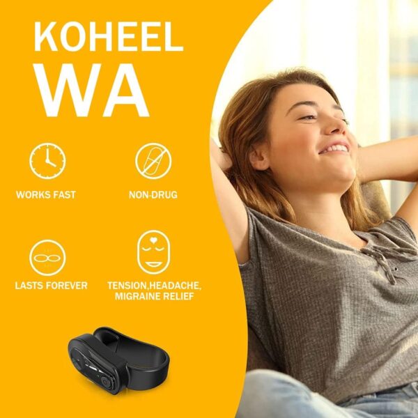 KOHEEL Wearable Acupressure Device for Headache, Migraine, Tension Relief - Support Acupressure Relaxation, Stress Alleviation, Soothing Muscle Pain (Large 1 Count) - Image 3