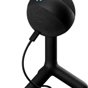 Logitech G Yeti Orb Condenser RGB Gaming Mic with LIGHTSYNC, USB Mic for Streaming, Cardioid for PC/Mac - Black