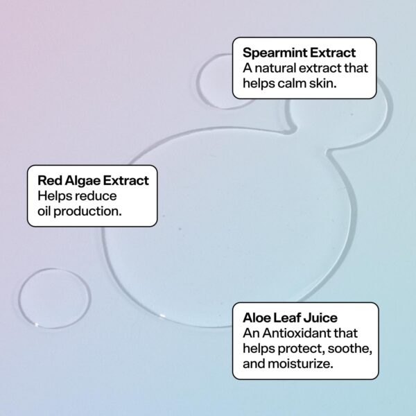 Bubble Skincare Fresh Start Gel Cleanser - Gentle Exfoliating Face Wash for Oily Skin - Formulated with Aloe Vera Juice + Caffeine to Protect and Soothe Complexion (125ml) - Image 4