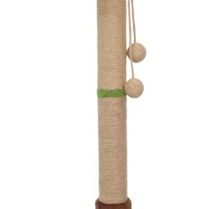Cat Scratching Post for Indoor Cats and Kitten - 35.43" Tall Cat Scratching Post with Sisal Rope,Palm Tree Cat Scratch Post with Hanging Ball