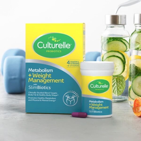 Culturelle Metabolism + Weight Management with SlimBiotics® Probiotic Capsules – 30 Count – Helps Safely Manage Weight - Promotes Healthy Metabolism and Physical & Mental Energy - Image 7