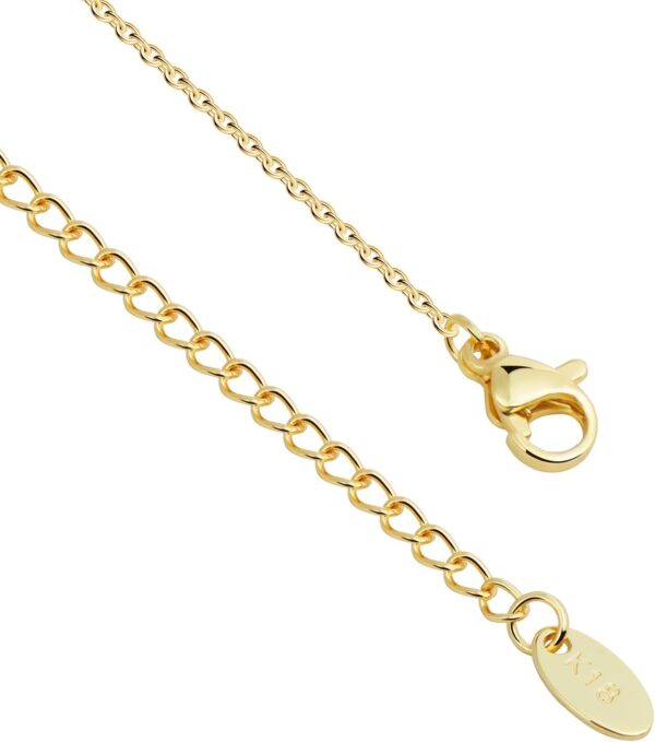 Elegant Inlaid Emerald Green Zircon Pendant Necklace For Women Simple And Fashionable Niche Personalized Clavicle Chain Titanium Steel Plated With 18k Gold Necklace - Image 4