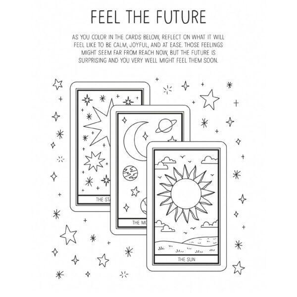 Out of Your Mind: A Journal and Coloring Book to Distract Your Anxious Mind (Anxiety Journaling and Coloring Series) - Image 4